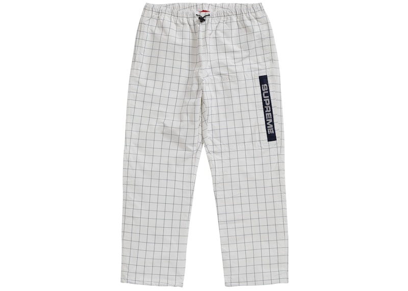 Supreme Heavy Nylon Pant Windowpane Window Pain