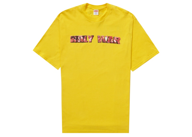 Supreme Holy War Tee Geel
