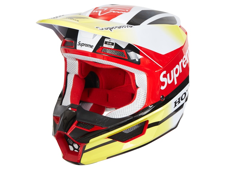 Supreme Honda Fox Racing V1 Helmet Rood