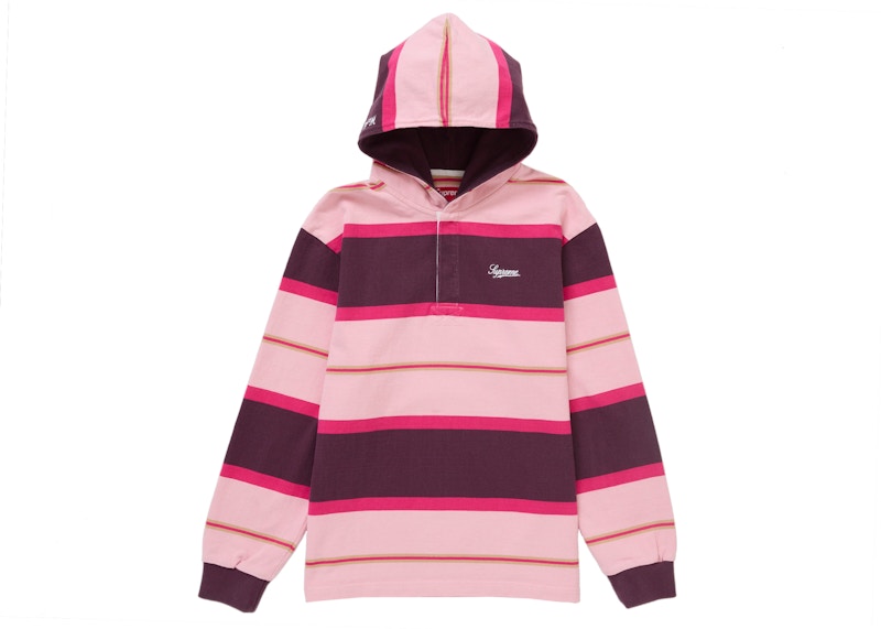 Supreme Hooded Rugby Dark Paars