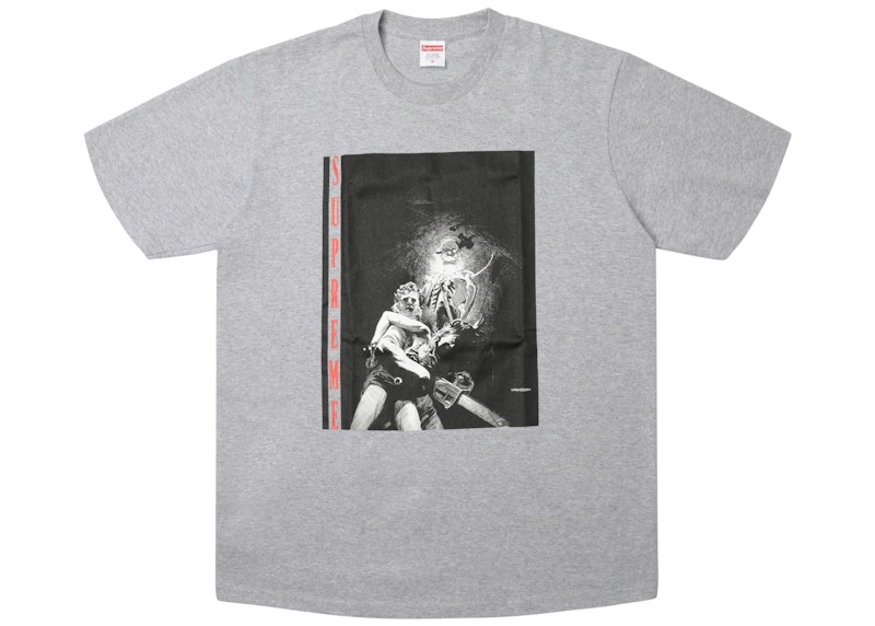 Supreme Horror Tee Heather Grijs