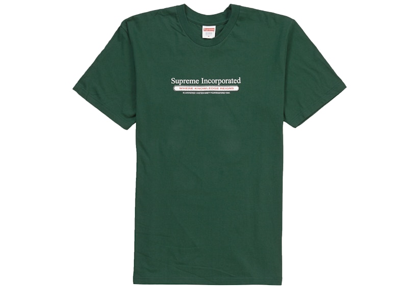 Supreme Inc. Tee Dark Groen