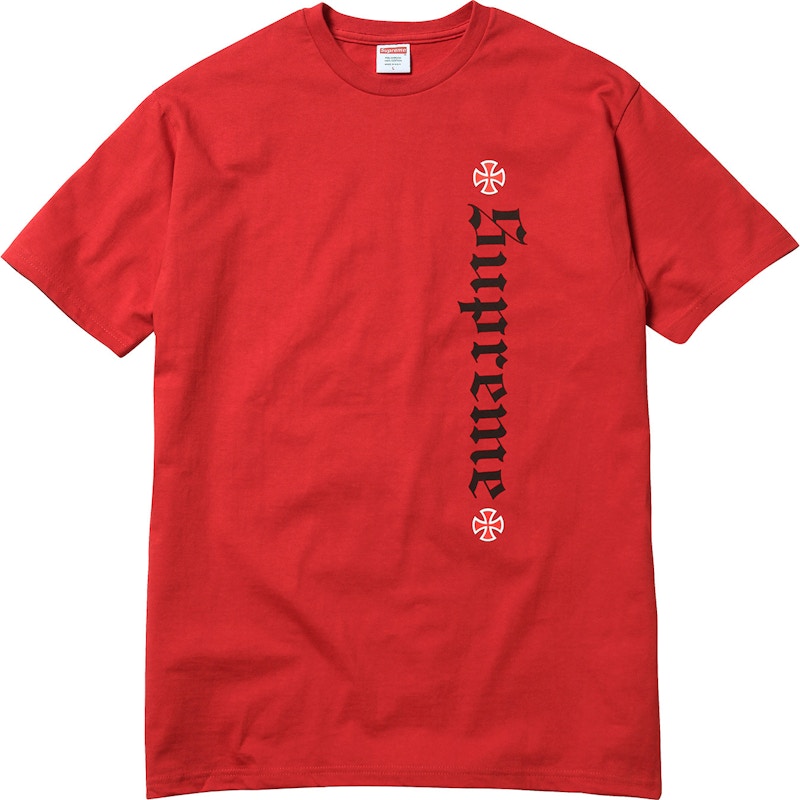 Supreme Independent Old English Tee Rood