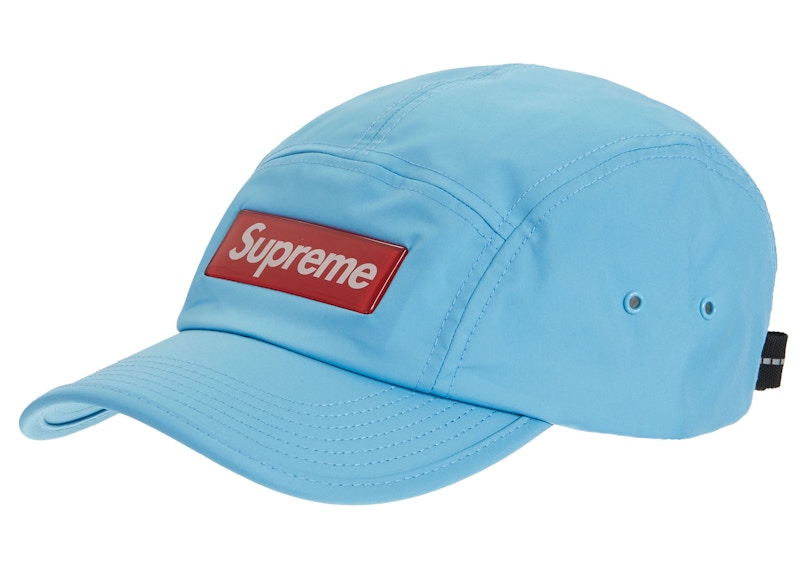 Supreme Inset Gel Camp Cap Cyan Turquoise