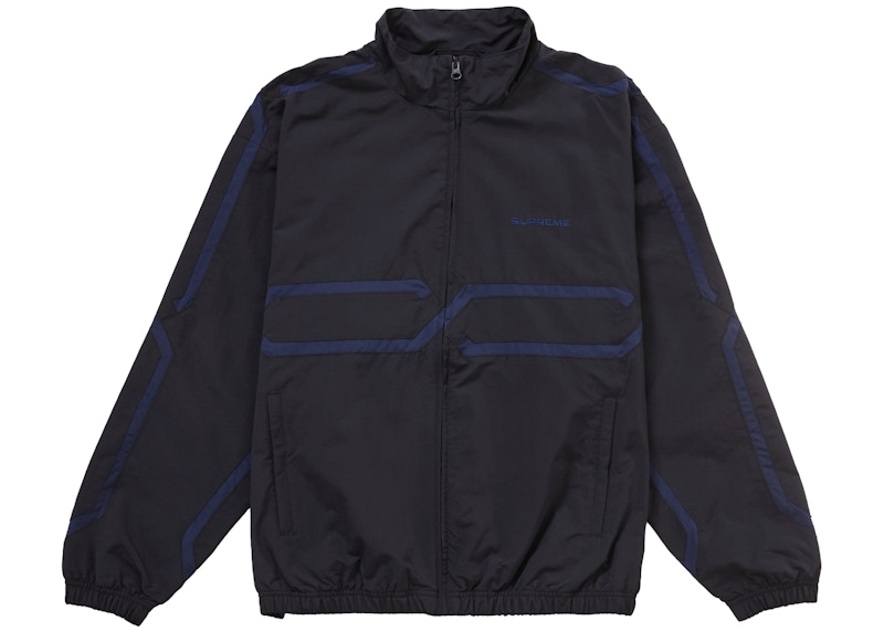 Supreme Inset Link Track Jacket Zwart