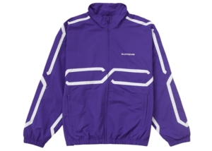 Supreme Inset Link Track Jacket Paars