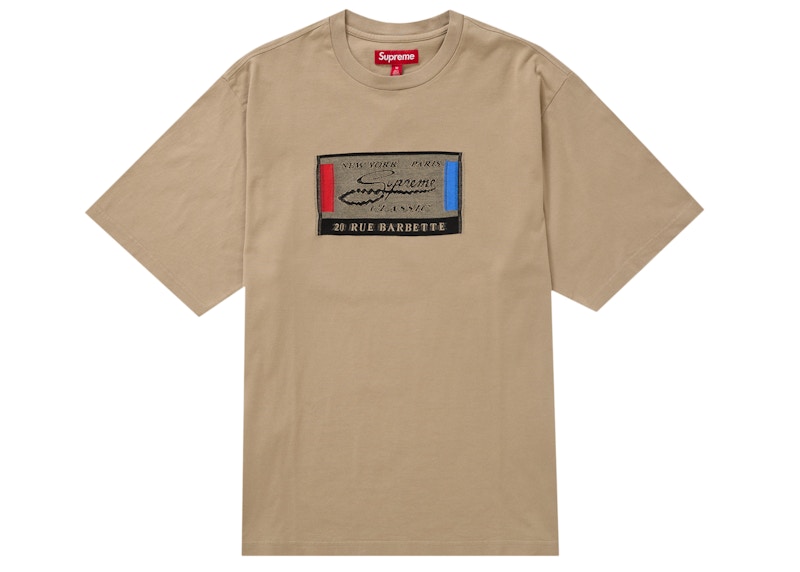 Supreme Intarsia Label Top Tan