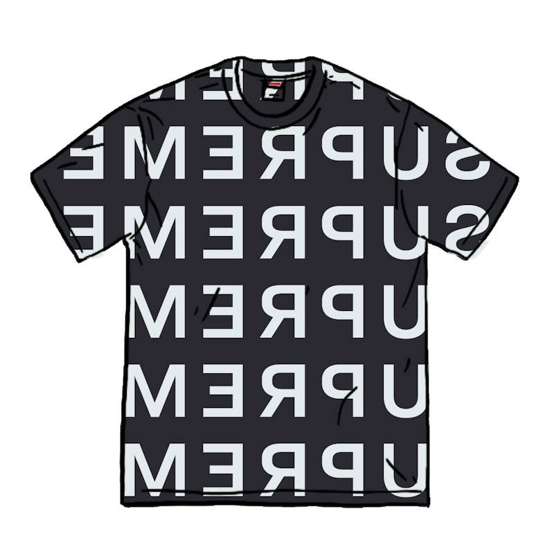 Supreme Intarsia S/S Top Zwart