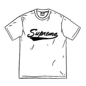 Supreme Intarsia Script S/S Top Wit