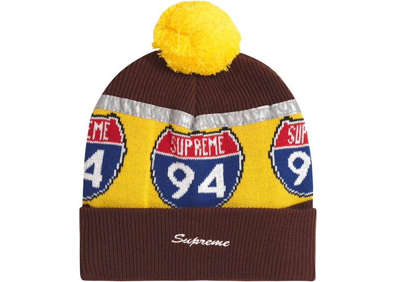 Supreme Interstate Reflective Beanie Bruin