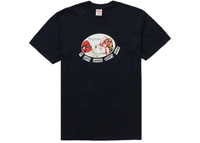 Supreme It Gets Better Every Time Tee Blauw