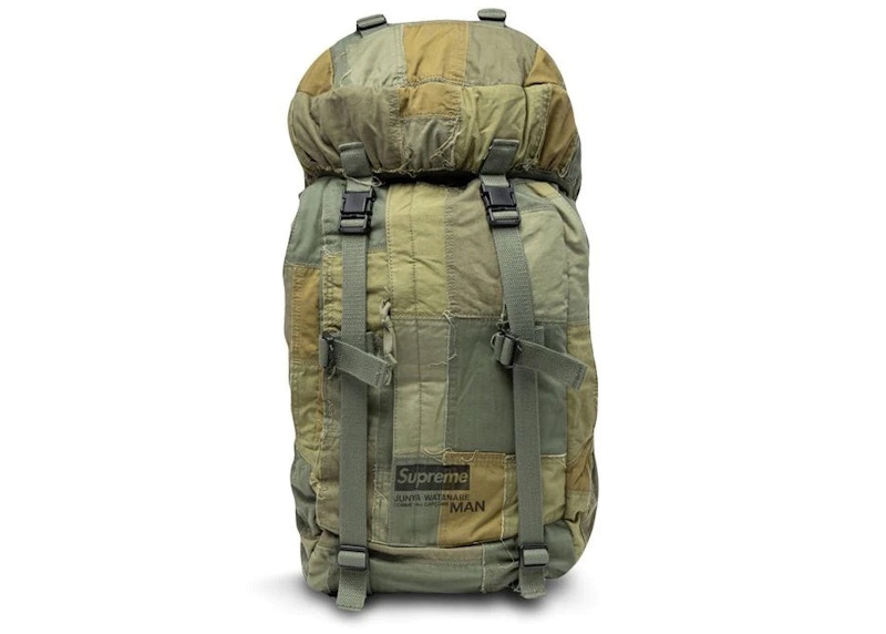 Supreme JUNYA WATANABE CDG MAN Patchwork Backpack Olijf