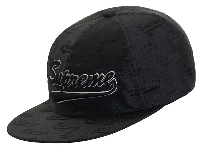 Supreme Jacquard Script 6-Panel Zwart