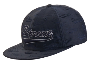 Supreme Jacquard Script 6-Panel Blauw