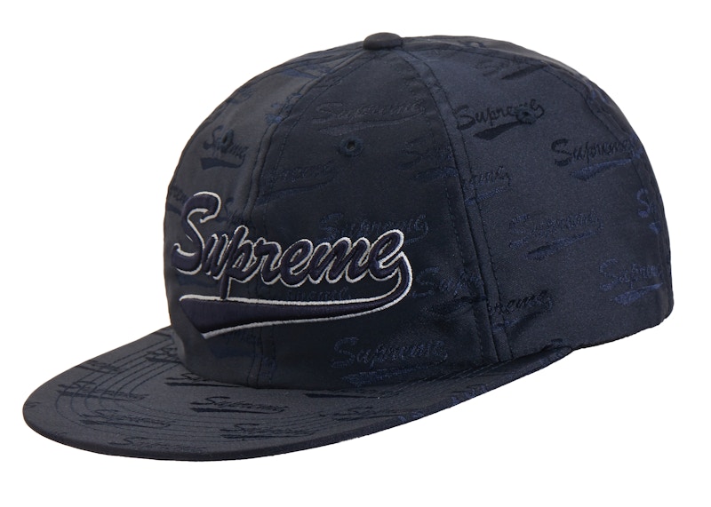 Supreme Jacquard Script 6-Panel Blauw