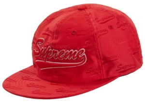 Supreme Jacquard Script 6-Panel Rood