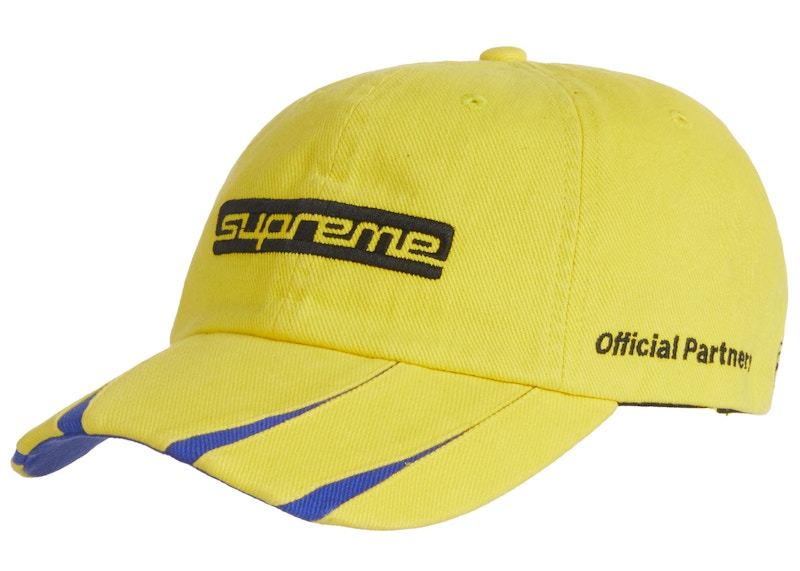 Supreme Jagged Visor 6-Panel Geel