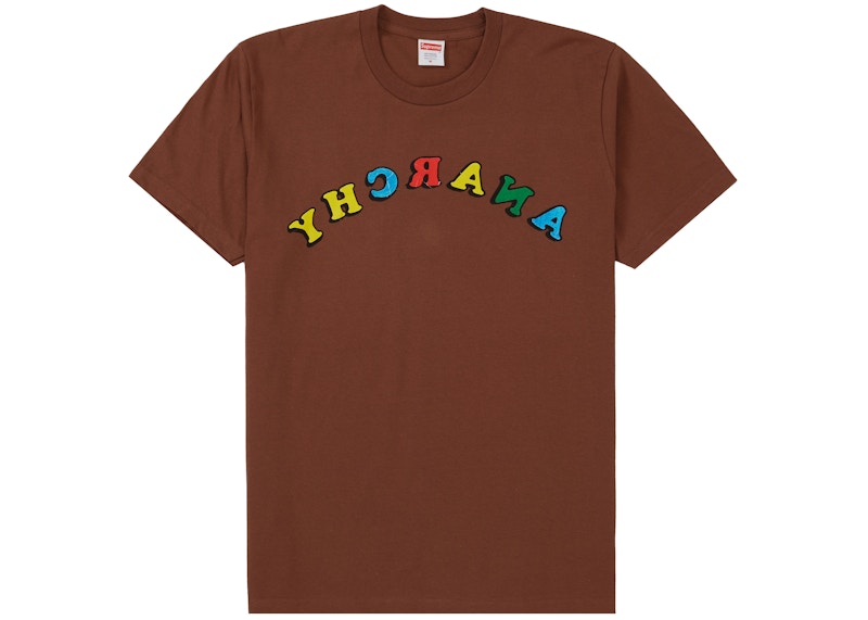 Supreme Jamie Reid Anarchy Tee Bruin