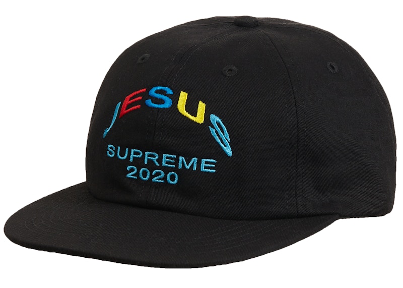 Supreme Jesus 6-Panel Zwart
