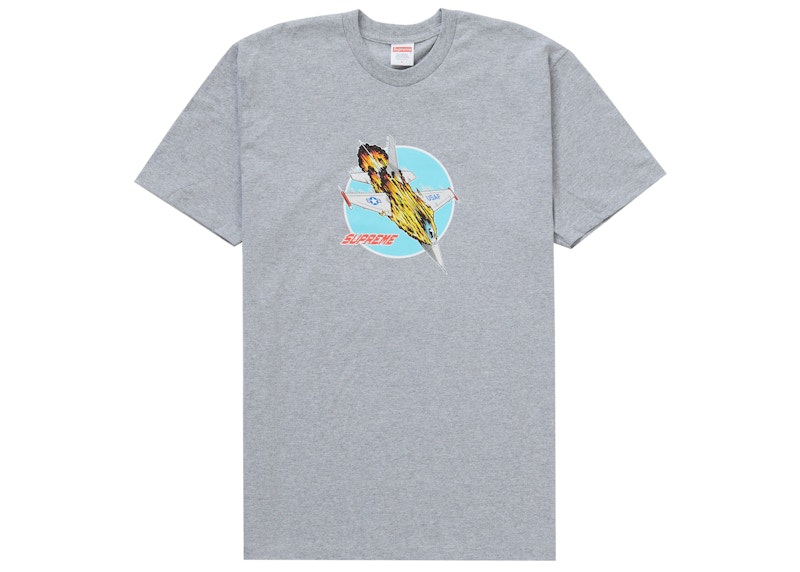 Supreme Jet Tee Heather Grijs