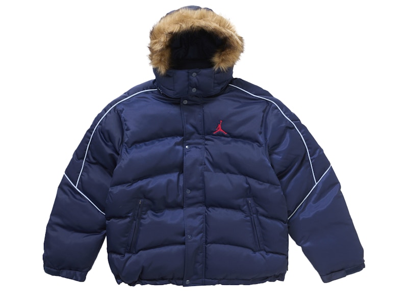 Supreme Jordan Puffer Jacket Blauw