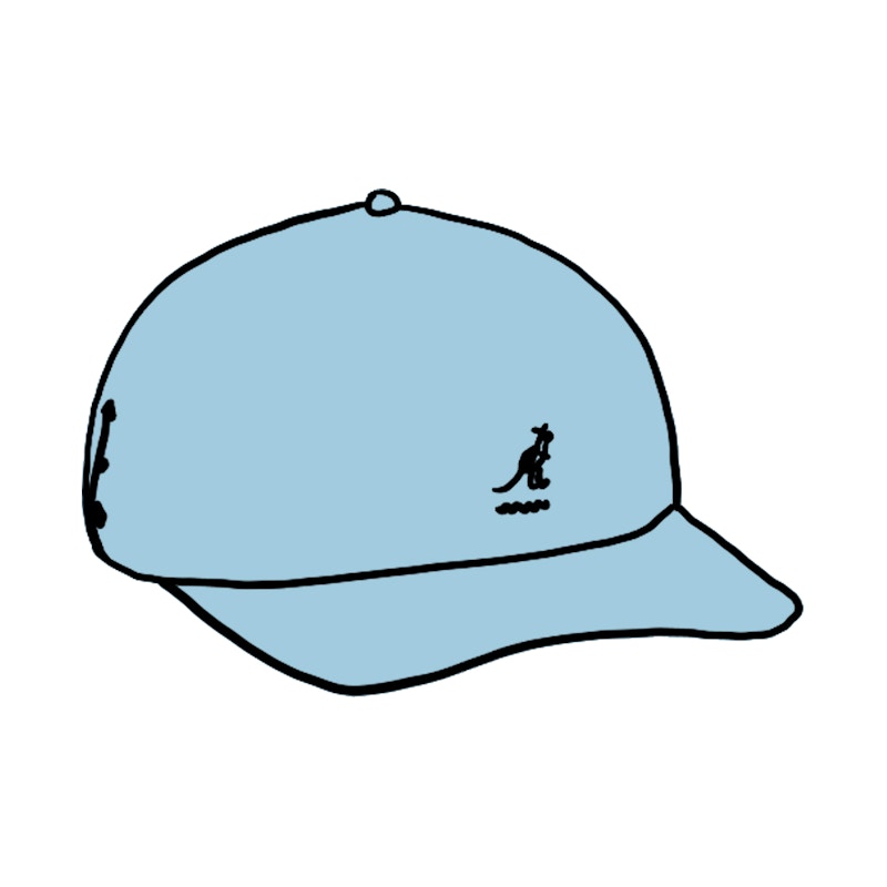 Supreme Kangol Bermuda Spacecap Light Blauw