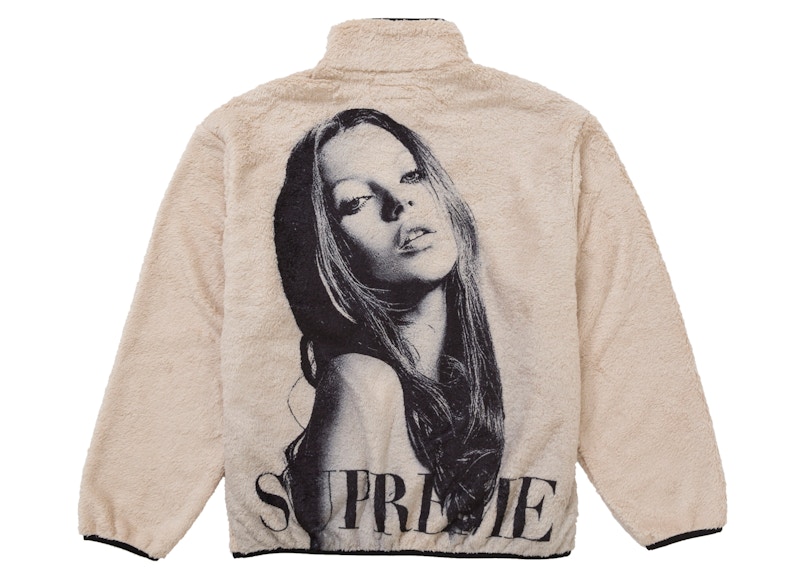 Supreme Kate Moss Fleece Jacket Natural