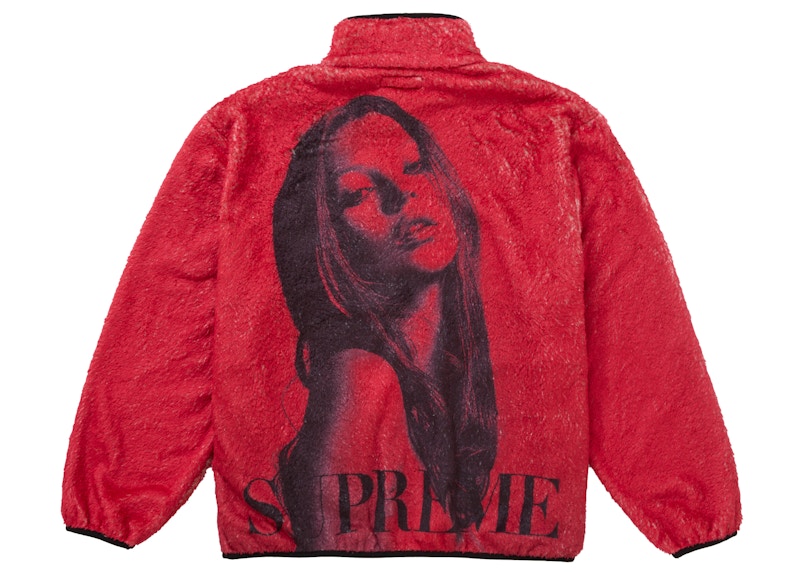 Supreme Kate Moss Fleece Jacket Rood