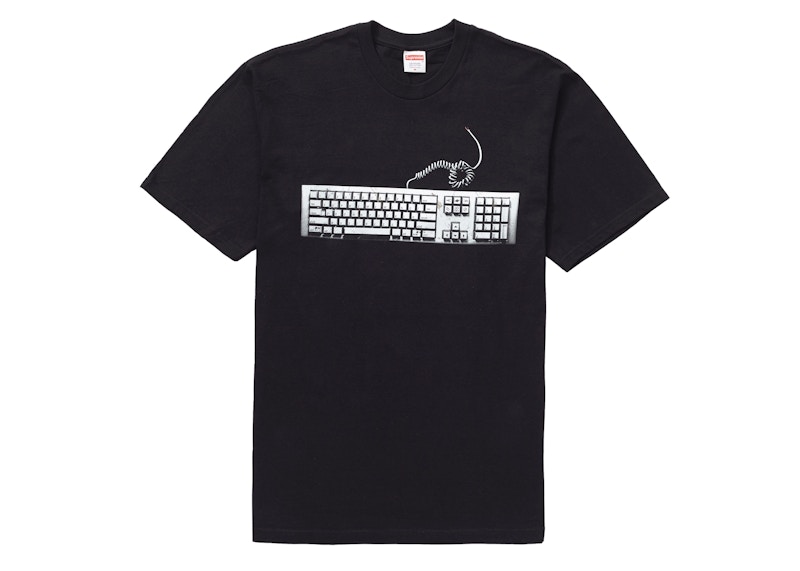 Supreme Keyboard Tee Zwart