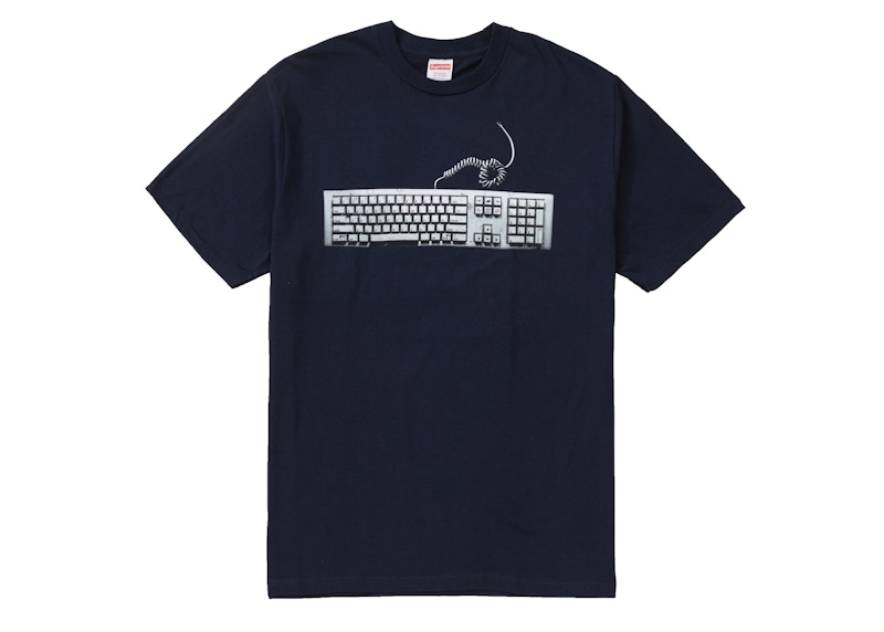 Supreme Keyboard Tee Blauw