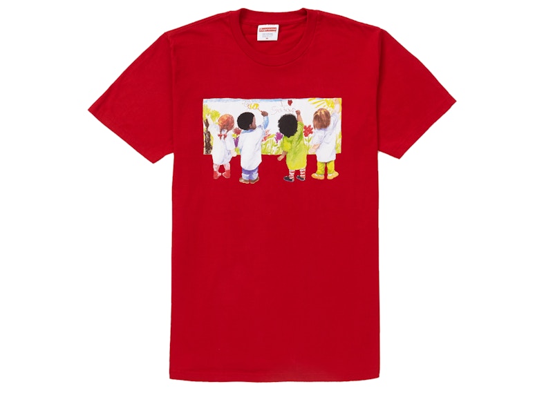 Supreme Kids Tee Rood