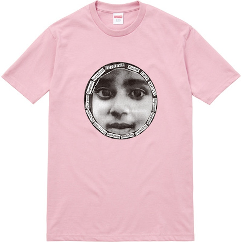 Supreme Know Your Rights Tee Dusty Roze