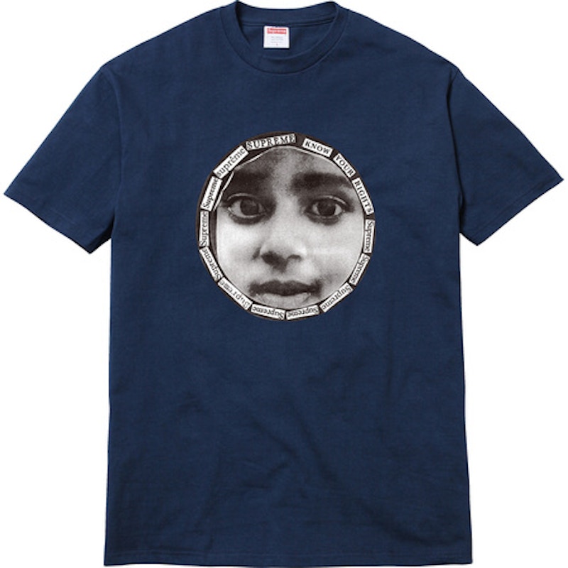 Supreme Know Your Rights Tee Blauw