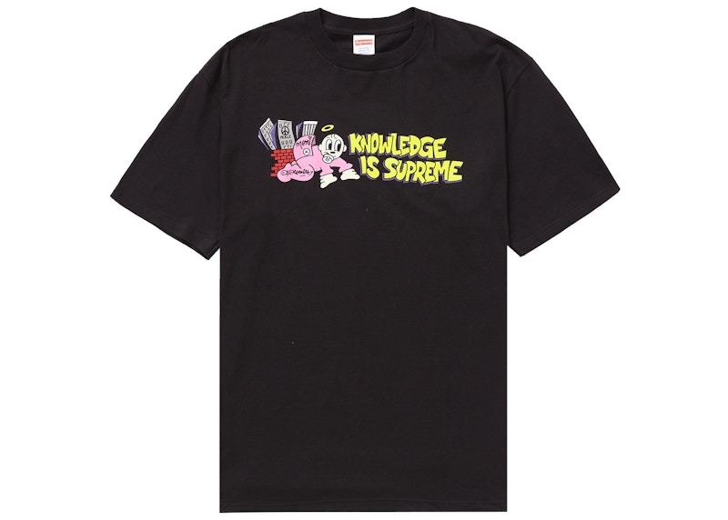 Supreme Knowledge Tee Zwart