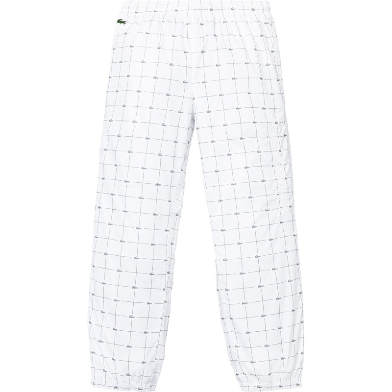 Supreme LACOSTE Reflective Grid Nylon Track Pant Wit