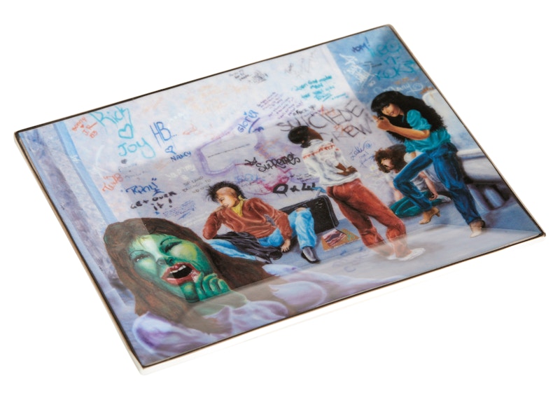 Supreme Lady Ladies Room Ceramic Tray Multicolor