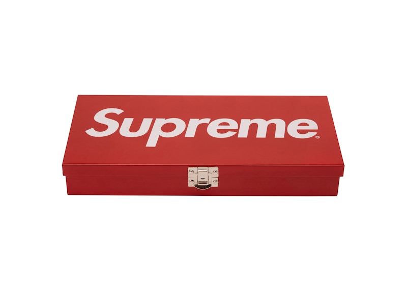 Supreme Large Metal Storage Box Rood