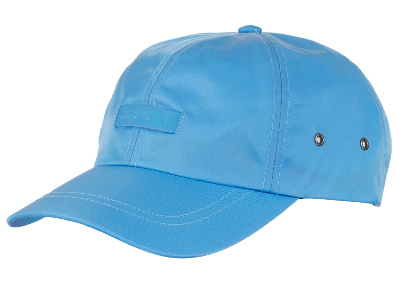 Supreme Leather Patch 6-Panel Blauw