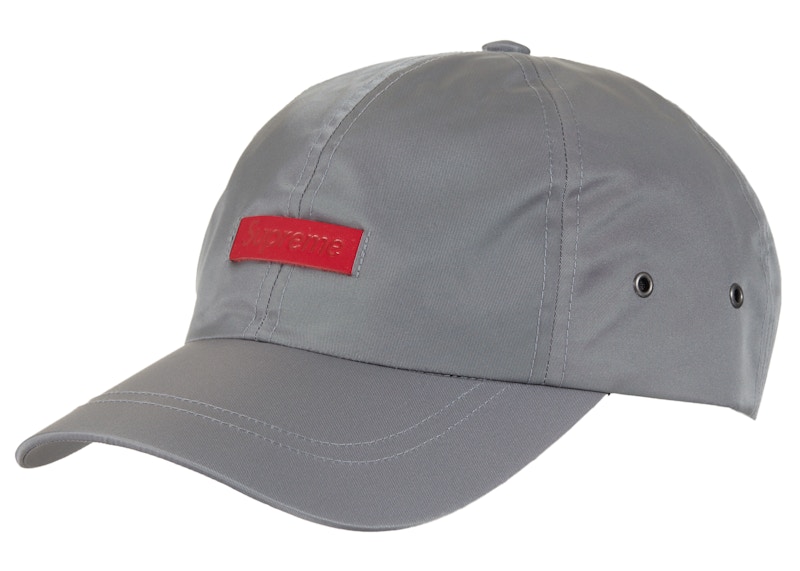 Supreme Leather Patch 6-Panel Grijs