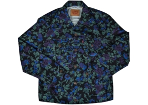 Supreme Levi’s Roses Trucker Jacket Zwart