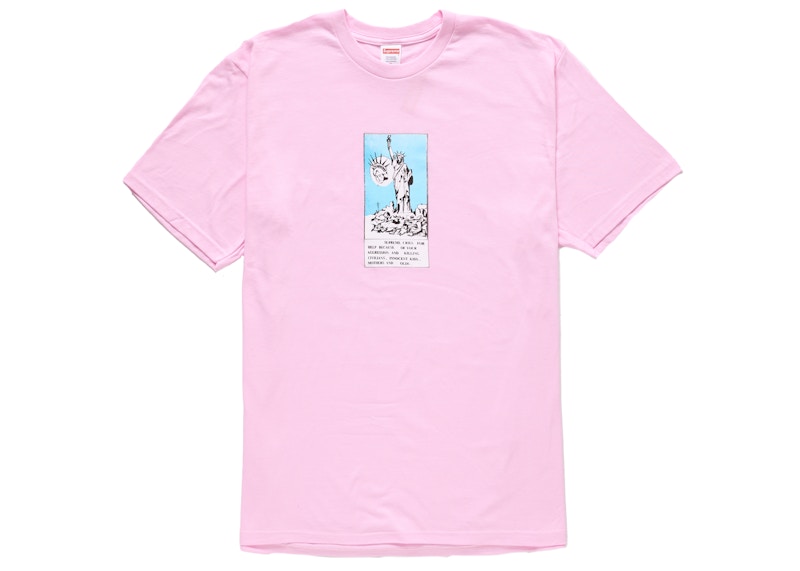 Supreme Liberty Tee Light Roze
