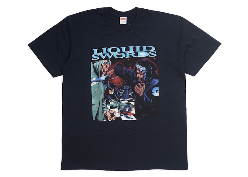 Supreme Liquid Swords Tee Blauw