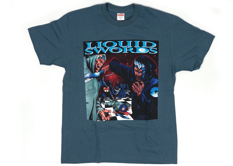 Supreme Liquid Swords Tee Slate