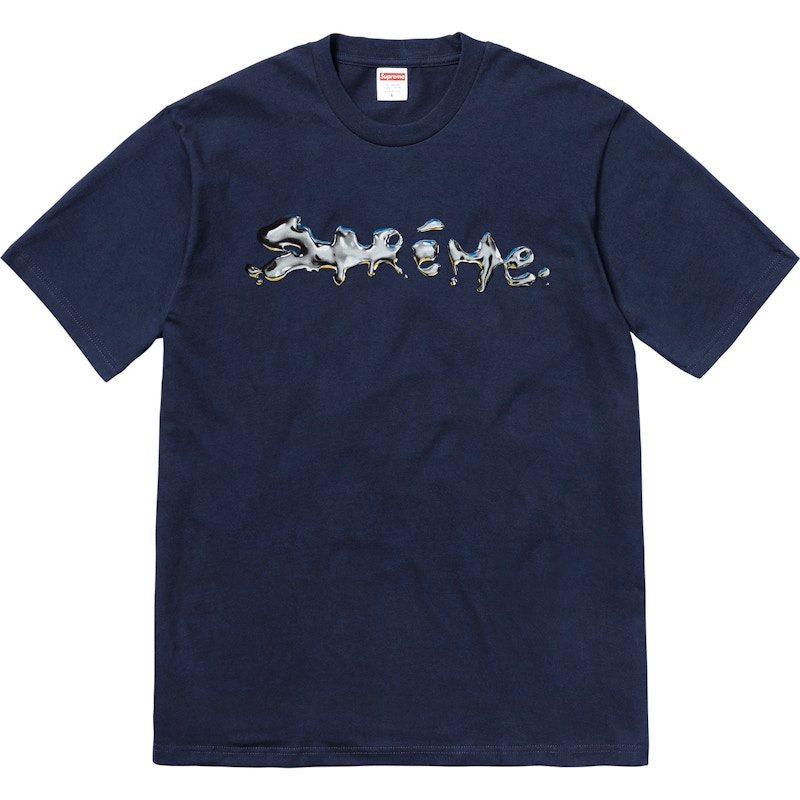 Supreme Liquid Tee Blauw
