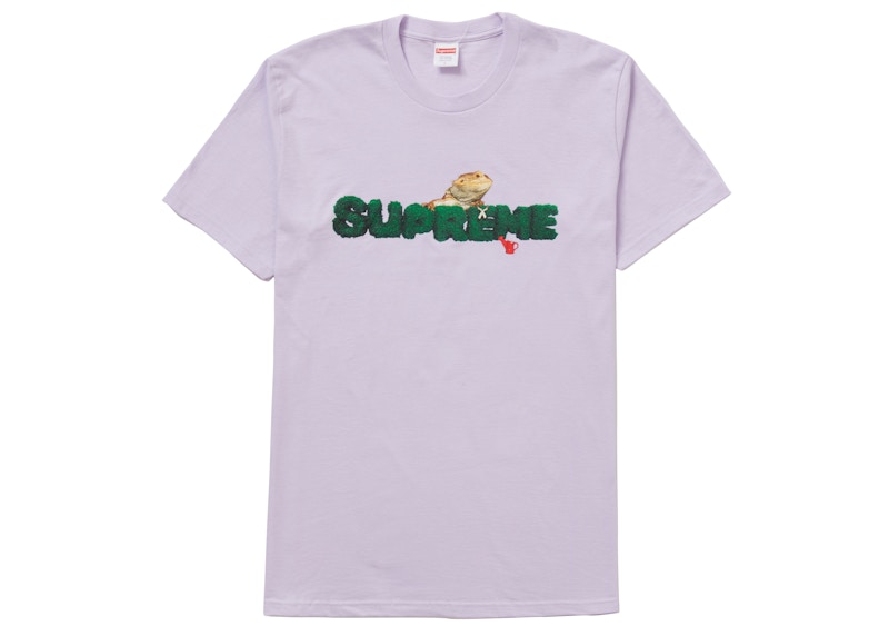 Supreme Lizard Tee Light Paars