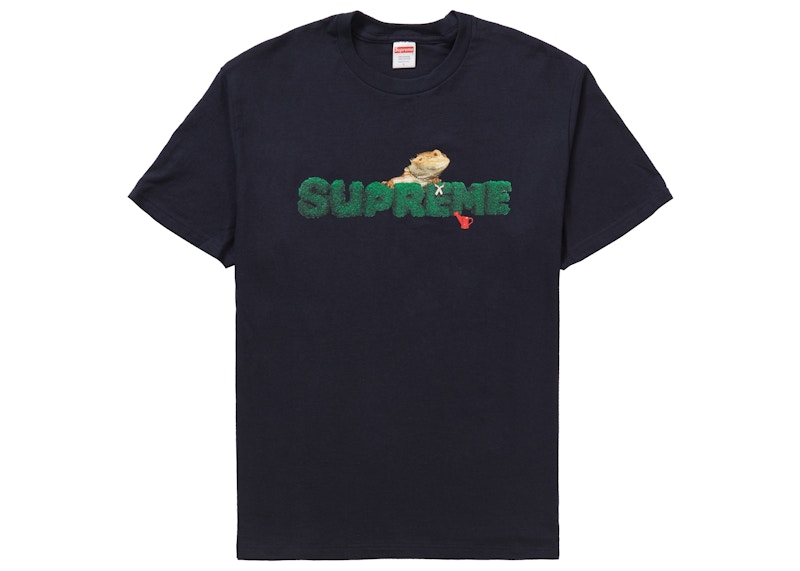 Supreme Lizard Tee Blauw