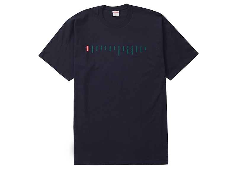Supreme Location Tee Blauw