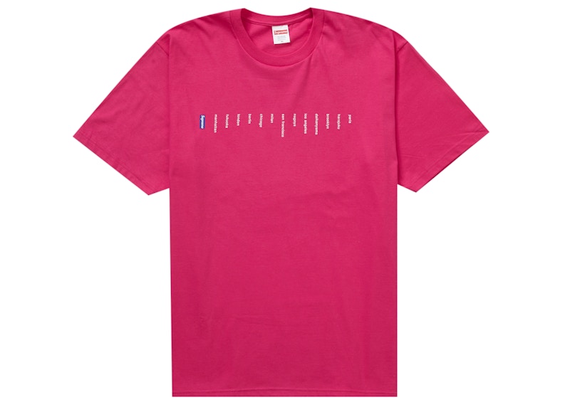 Supreme Location Tee Roze