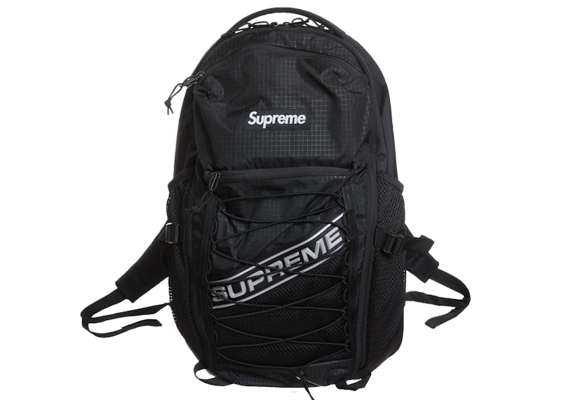 Supreme Logo Backpack Zwart