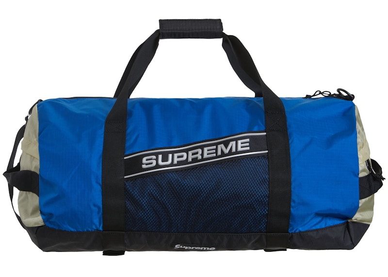 Supreme Logo Duffle Bag Blauw